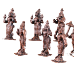 Pure Copper Vishnu Dashavatar Idol Set | 3.5" Sacred Collection | 1.044kg Handcrafted Masterpiece | Complete Avatar Series | Jaipurio